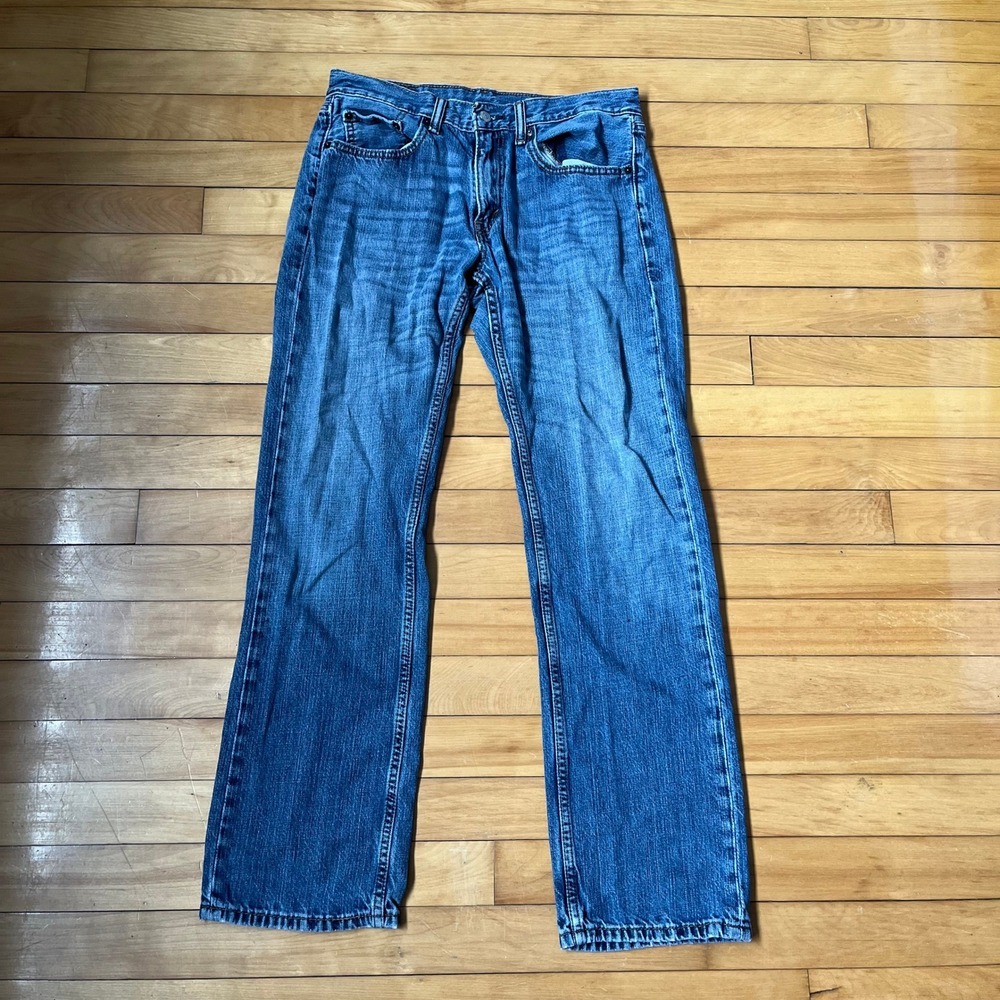Levis 559 Relaxed Straight Leg Mens Blue Denim Jeans 31x32 Medium Wash
